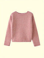 Norine | Relaxed Crew Neck Sweater – front view
