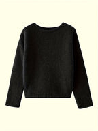 Norine | Relaxed Crew Neck Sweater – front view