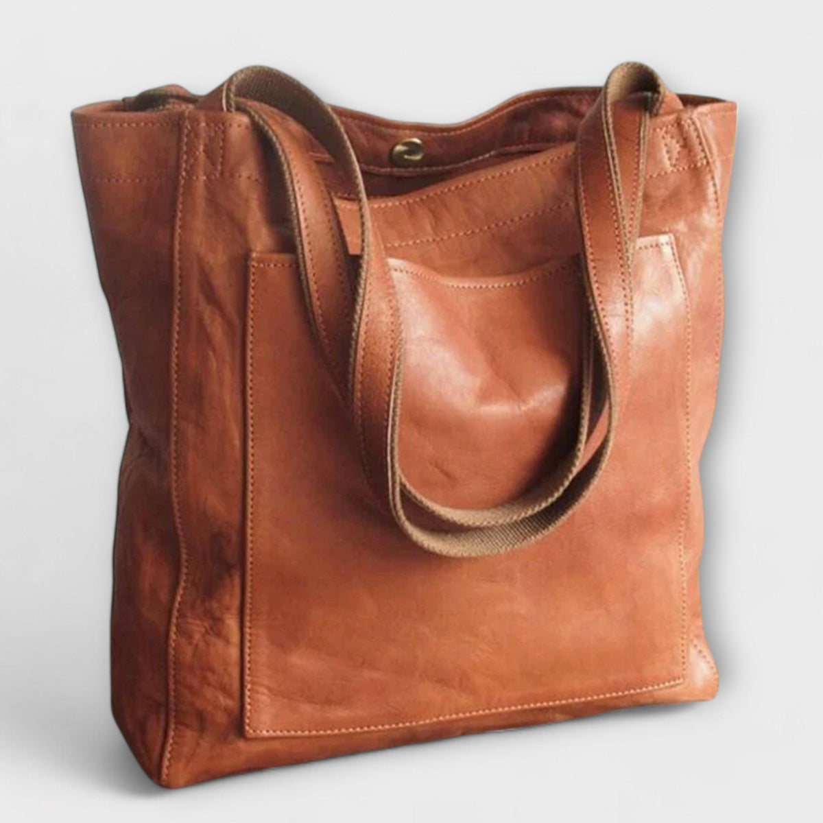 Odaline faux leather shoulder bag, front view