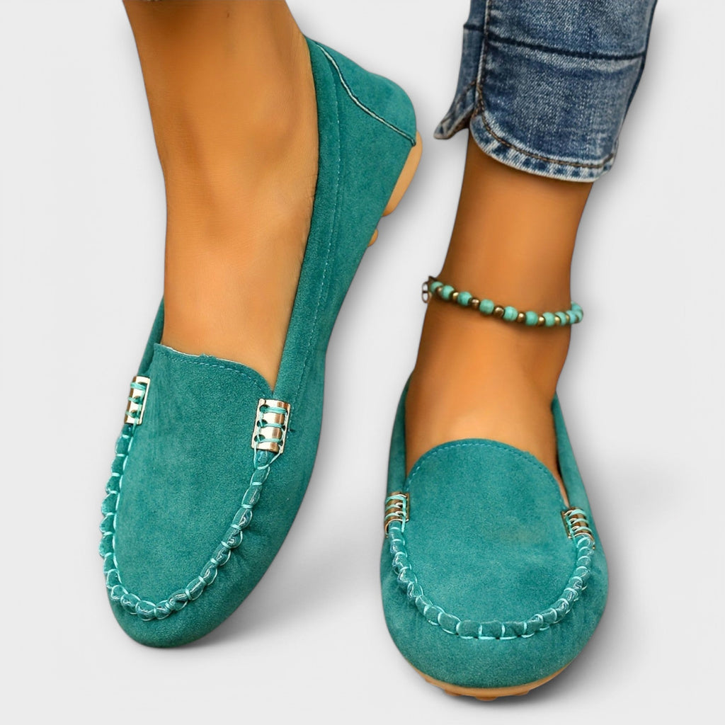 Odessa | Stitched-Front Loafers – front view