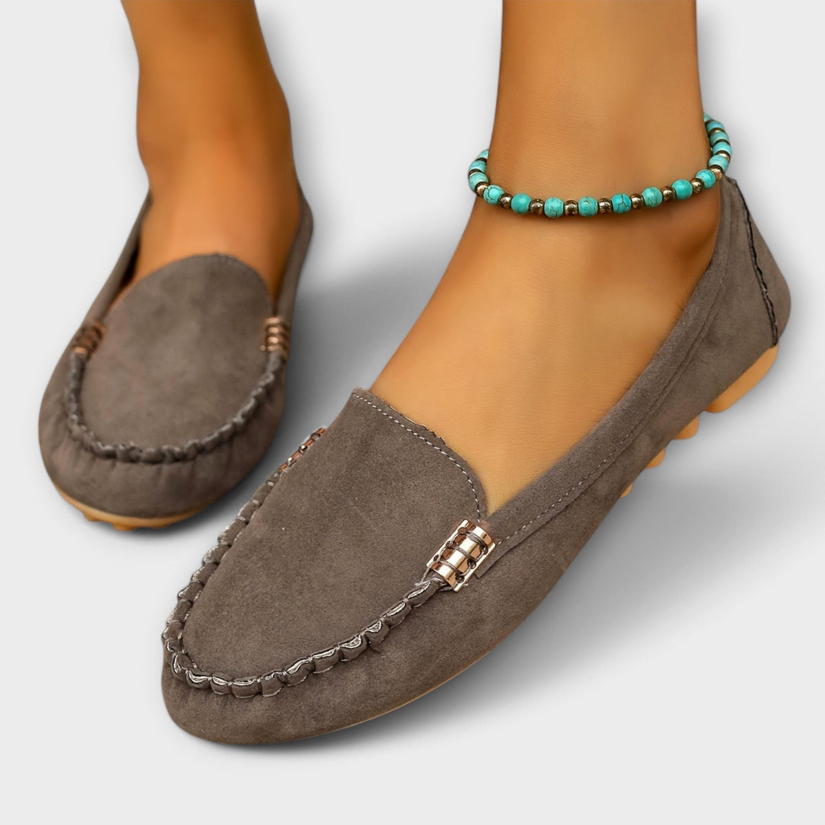 Odessa | Stitched-Front Loafers – side view