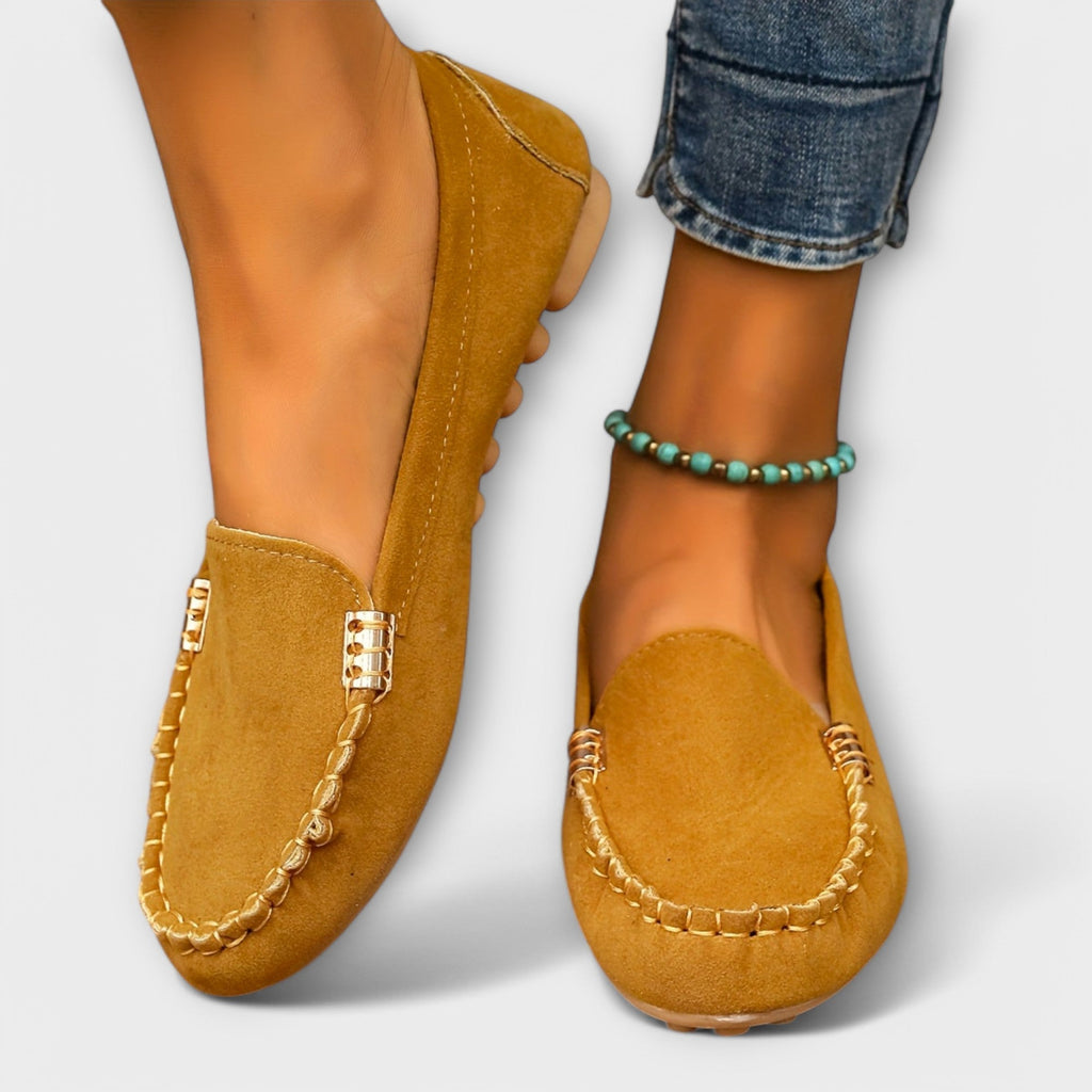 Odessa | Stitched-Front Loafers – front view