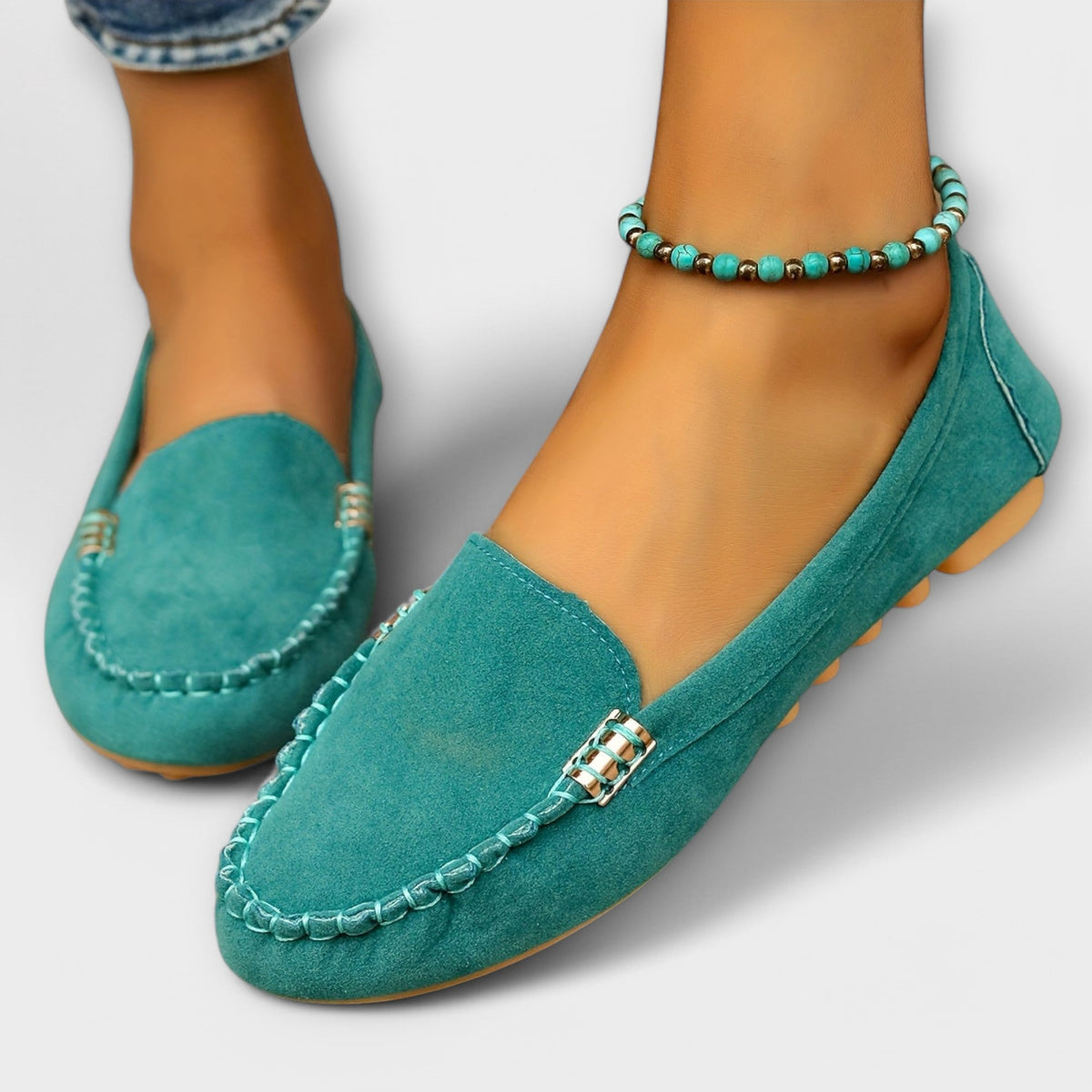 Odessa | Stitched-Front Loafers – side view