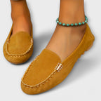 Odessa | Stitched-Front Loafers – close-up