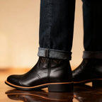 Owen Leather Cowboy Boots – side view