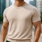 Pankov Men's Elegant Short Sleeve Shirt made from breathable fabric, perfect for stylish summer wear. - 2