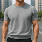 Pankov Men's Elegant Short Sleeve Shirt made from breathable fabric, perfect for stylish summer wear. - 3