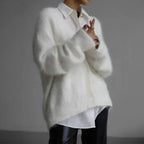 Perry Oversized Soft-Touch Sweater – detail view