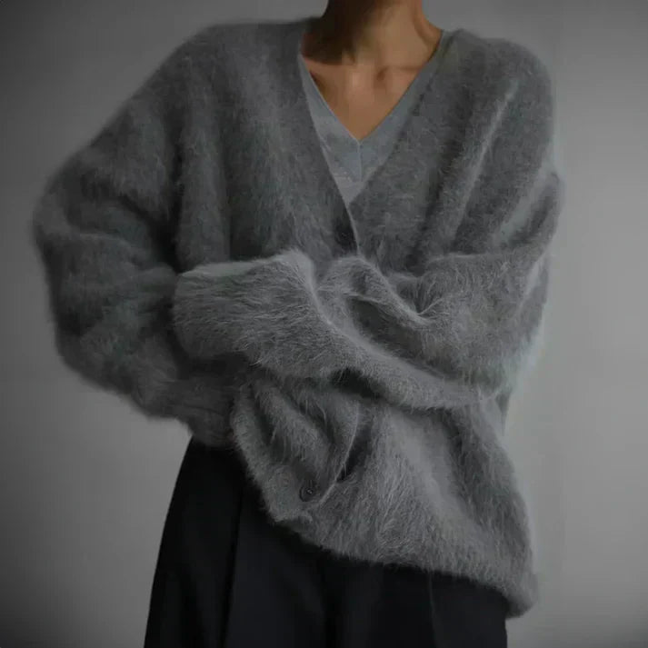Perry Oversized Soft-Touch Sweater – styled view
