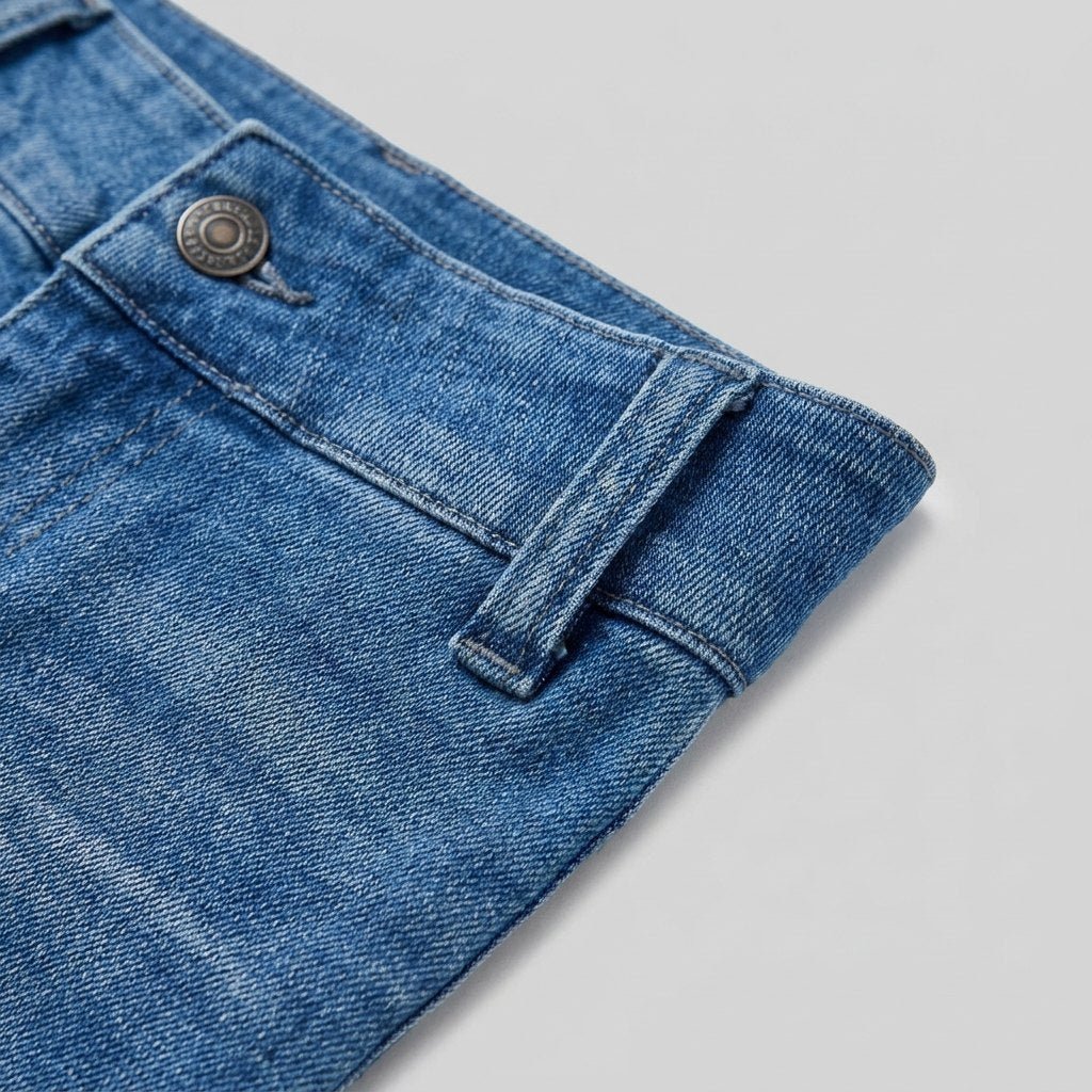 Piper | High-Waisted Wide-Leg Jeans – detail view