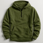 Porter Premium Hoodie in green – front view