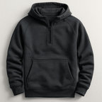 Porter Premium Hoodie in gray – front view