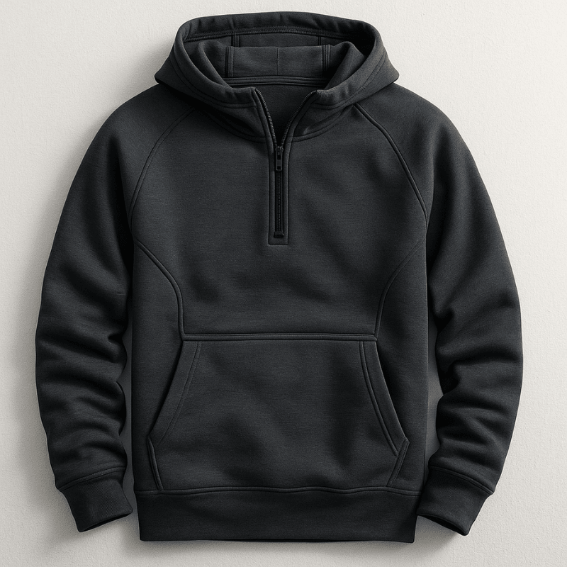 Porter Premium Hoodie in gray – front view