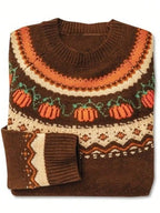 Pumpkin Sweater – detail view