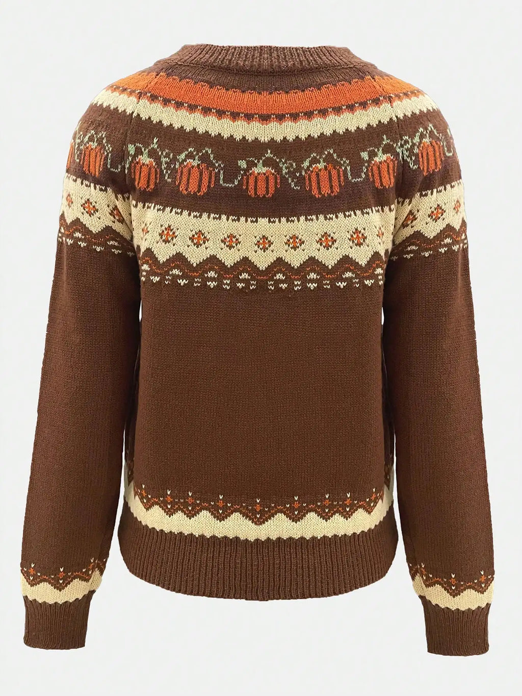 Pumpkin Sweater – back view