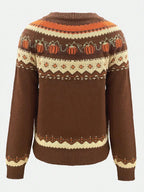 Pumpkin Sweater – back view