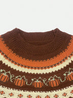 Pumpkin Sweater – detail view
