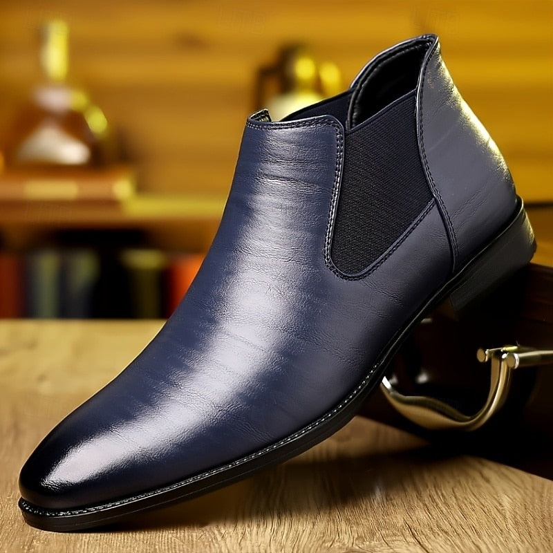 Quincy | Classic Slip-On Chelsea Boots – front view