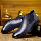 Quincy | Classic Slip-On Chelsea Boots – side view