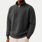 Rafferty Knit Quarter-Zip back view showing fit