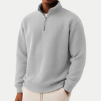 Rafferty Knit Quarter-Zip side profile view