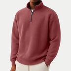Rafferty Knit Quarter-Zip layered under a jacket