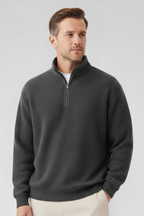 Rafferty Knit Quarter-Zip full outfit styling