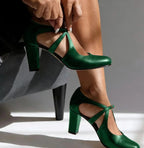 Raina Strap Heels – back view