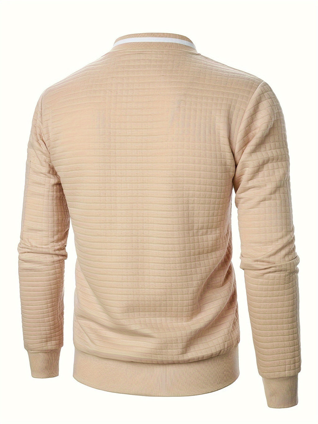 Rayner | Textured Zip-Up Bomber Jacket – back view