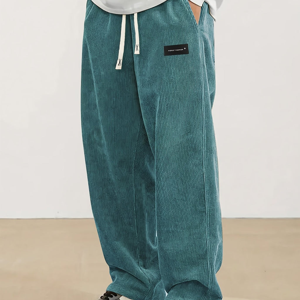 Reid | Relaxed Straight-Leg Pants – front view