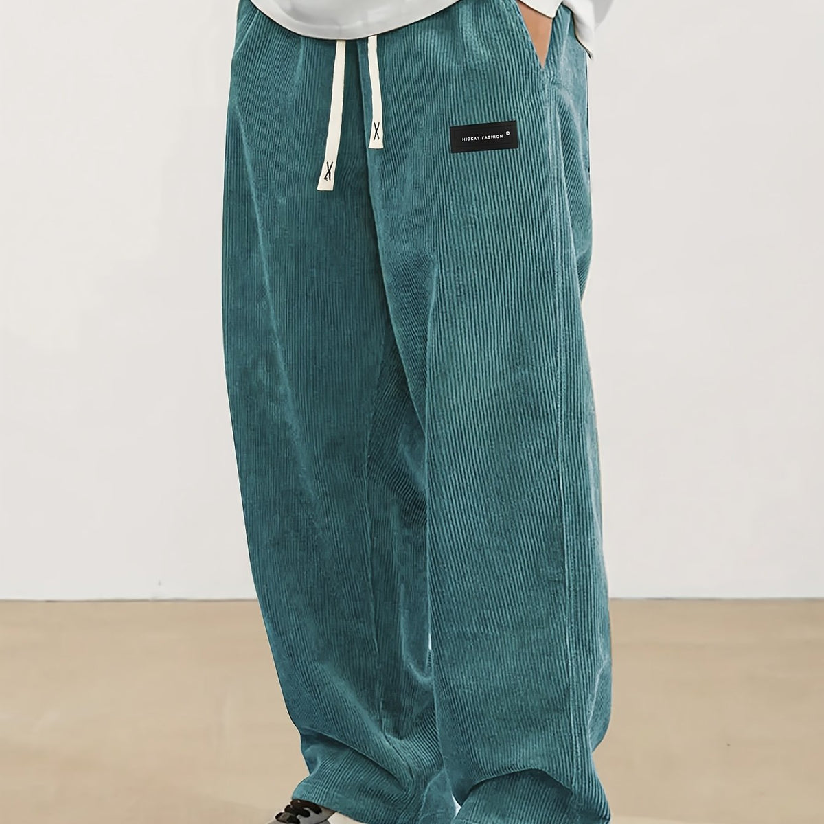 Reid | Relaxed Straight-Leg Pants – front view