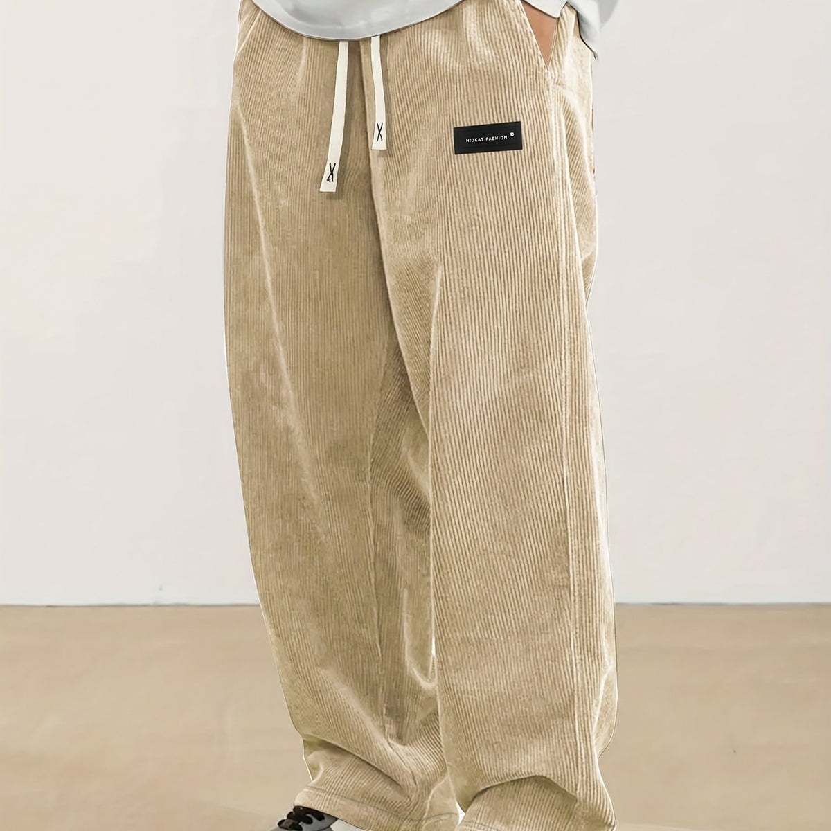 Reid | Relaxed Straight-Leg Pants – front view
