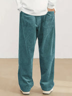 Reid | Relaxed Straight-Leg Pants – back view