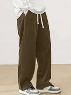 Reid | Relaxed Straight-Leg Pants – styled view
