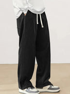 Reid | Relaxed Straight-Leg Pants – side view