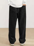Reid | Relaxed Straight-Leg Pants – back view