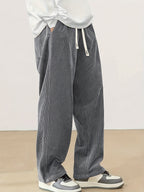 Reid | Relaxed Straight-Leg Pants – side view
