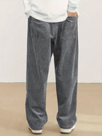 Reid | Relaxed Straight-Leg Pants – back view