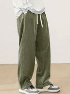 Reid | Relaxed Straight-Leg Pants – side view