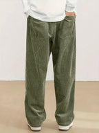 Reid | Relaxed Straight-Leg Pants – back view