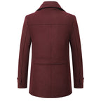 Reuben Tailored Business Coat – styled view