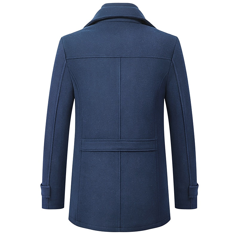 Reuben Tailored Business Coat – close-up