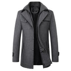 Reuben Tailored Business Coat – side view