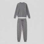 Rina | Ribbed Knit Tracksuit – flat lay view