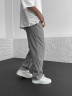 Rive Ribbed Relaxed Fit Trousers – close-up