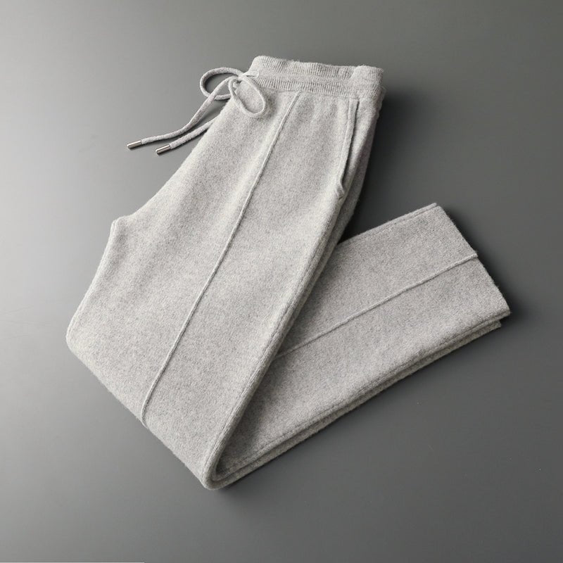 River Merino Wool Pants – styled view