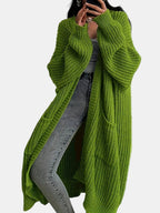 Romy Cozy Longline Cardigan – detail view