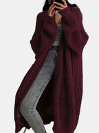Romy Cozy Longline Cardigan – close-up