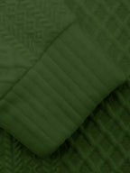 Ronan | Stand Collar Button Henley Sweater – detail view