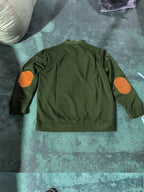Ronan | Stand Collar Button Henley Sweater – back view